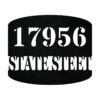 Address Number Plaque House Numbersstreet Sign Custom Address Sign Metal Address Numbers Fleur De Lisfront Porch Decor Metal Signs 2