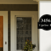 Address Sign Metal Address Numbers Address Metal Sign House Numbers Modern Address Sign Sign For Front Of House Address 3