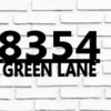 Address Sign Metal Address Sign Address Plaque Metal Address Plaque Number Sign Outdoor Sign House Number Sign House 2