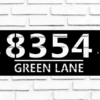 Address Sign Metal Address Sign Address Plaque Metal Address Plaque Number Sign Outdoor Sign House Number Sign House 4