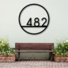 Address Sign Metal House Number Sign Modern Address Metal Art Decor Address Sign Metal Address Sign Address Numbers Address Plaque 3