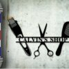 Barber Shop Sign Barber Shop Decor Custom Business Sign Handmade Business Metal Sign Personalized Metal Barber Sign Vintage Style Sign Metal Laser Cut Metal Signs Custom Gift Ideas 1