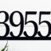 Cat House Number Metal Sign Address Sign Custom Sign House Numbers Address Plaque Cat Sign Metal Wall Art 2