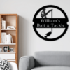 Custom Fishing Sign Bait Shop Metal Sign Bait Tackle Sign Fishing Shack Decor Fathers Day Gift Fish Camp Sign Fishing 4