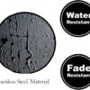 Custom Gun Metal Signaddress Signwall Signnumber Sign Personalized Sign 5