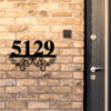 Custom Metal Address Sign Address Number Sign Metal House Numbers Address Plaque Address Numbers Metal Address Numbers Metal Signs 2