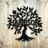Custom Metal Tree Of Life Family Monogram Metal Wall Decor House Name 4