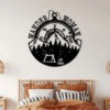 Custom Name Camping Wander Metal Signs Camping Couple Metal Art Hiking Wander Home Decor 2