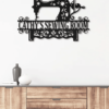 Custom Sewing Room Monogram Personalized Metal House Sign 2