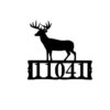 Deer Metal Address Plaque For House Address Number Metal Address Sign House Numbers Front Porch Address