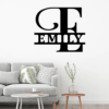 Family Name Metal Sign Name Sign Metal Monogram Housewarming Wedding Monogram Anniversary Best Gift For Family 2