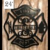 Fire Department Gifts Personalized Fireman Wall Decor Fireman Christmas Gift Custom Name Wall Decor Family Name Or Address Laser Cut Metal Signs Custom Gift Ideas 1