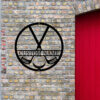 Golf Club Monogram Personalized Steel Wall Sign Birthday Fathers Day Gift For Golfer Dad Husband Grandfather Son Brother Man Cave Laser Cut Metal Signs Custom Gift Ideas 2