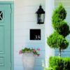 House Address Plaque House Numbers Steel Sign House Number Sign Address Plaque Front Porch Decor Metal Signs Metal Address Numbers 2