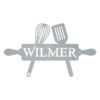 Kitchen Monogram Customized Metal Signs Custom Metal Sign Custom Signs Metal Sign 2