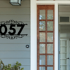 Metal Address Sign For House Address Signs House Number Plaque Custom Metal Address Sign Address Plaque Front Porch 4