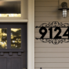 Metal Address Sign For House Address Signs House Number Plaque Custom Metal Address Sign Address Plaque Front Porch 6