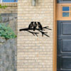 Metal Bird Address Sign Cut Metal Sign Metal House Sign 2