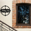 Personalized Address Compass Sign Metal Sign Nautical Address Wall Art Latitude Longitude Custom Metal Sign Compass Sign Latitude Long Laser Cut Metal Signs Custom Gift Ideas 2