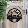 Personalized Family Name Date Bear Hunting Hunter Metal Sign Monogram Custom Outdoor Cabin Lodge Camp Wall Decor Art 3