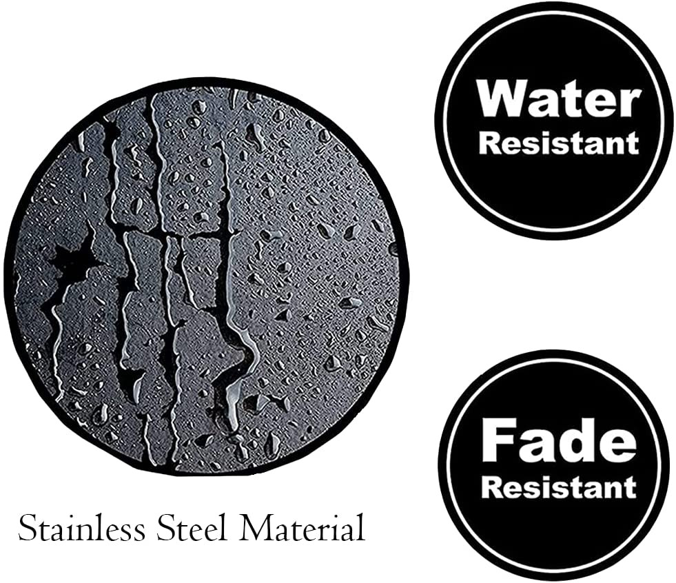 Personalized Round Address Plaque 13 Colors Customized House Number And Street Name Address Marker Metal Decorative Wall 3