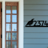 Quail Address Sign Bird Sign Bird Address Sign Metal Address Sign House Number Plaque Custom Metal Address Sign Metal 5