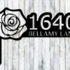 Rose Address Sign Metal Hanging Address Sign For Yard Flower Address Plaque Rose Yard Decor Yard Stakes Rose Lovers Gift 2