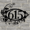 Vine Address Sign Decorative Metal Sign Personalized Wedding Gift Housewarming Gift Address Weatherproof 2
