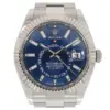 Rolex Sky Dweller Blue Baton Dial Oyster 336924 front.webp