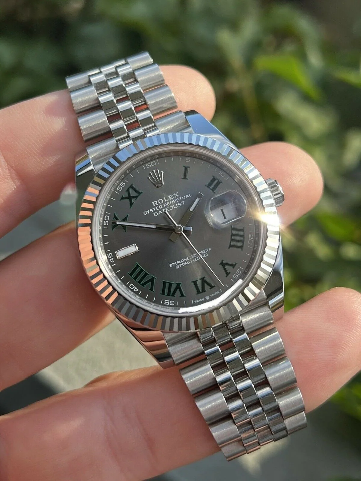 Rolex Datejust 41 DJ41 Wimbledon Dial on Jubilee 126334 E2 80 93 2022 Watch Vault 10 2048x2048.webp
