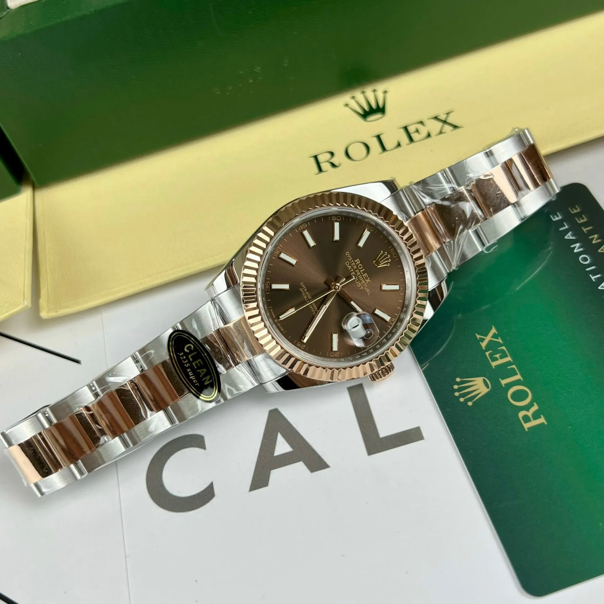 Superclone Rolex Datejust 41 mm Chocolate Dial 126331 Oyster 1.webp