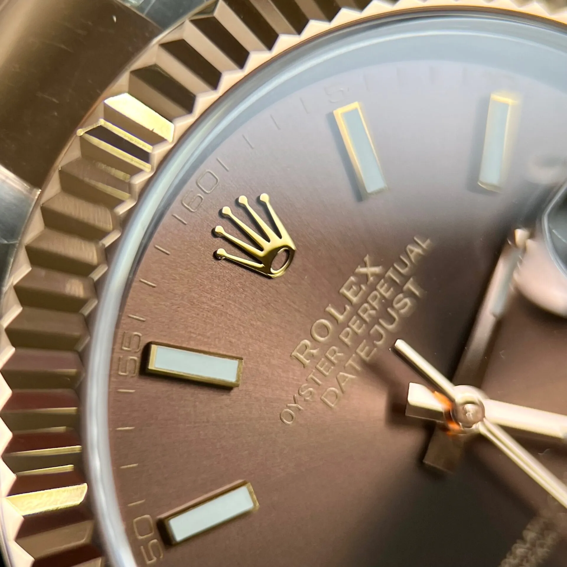 Superclone Rolex Datejust 41 mm Chocolate Dial 126331 Oyster 4.webp