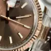 Superclone Rolex Datejust 41 mm Chocolate Dial 126331 Oyster 5.webp