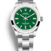 replica rolex oyster perpetual lady 31mm green dial 277200.jpg