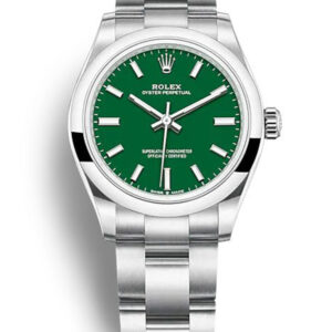 replica rolex oyster perpetual lady 31mm green dial 277200.jpg