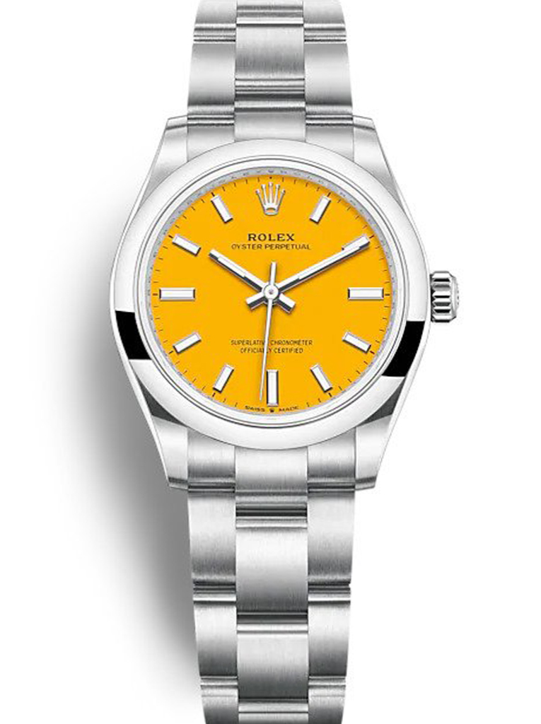 replica rolex oyster perpetual lady 31mm yellow dial 277200.jpg