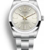 replica rolex oyster perpetual lady 34mm silver dial 124200.jpg