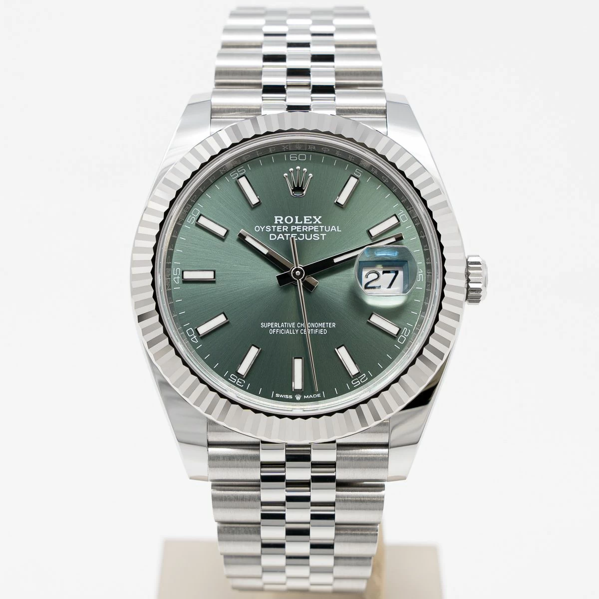 rolex datejust 41 126334 wristwatch mint green jubilee 1 1 1 jpg.webp